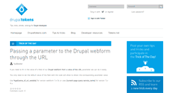 Desktop Screenshot of drupaltokens.com